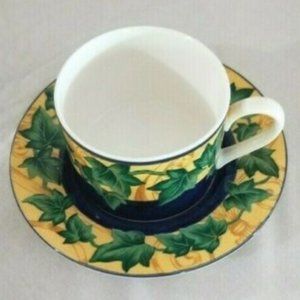 VICTORIA & BEALE YVES 9034 Flat Coffee Cup&Saucer